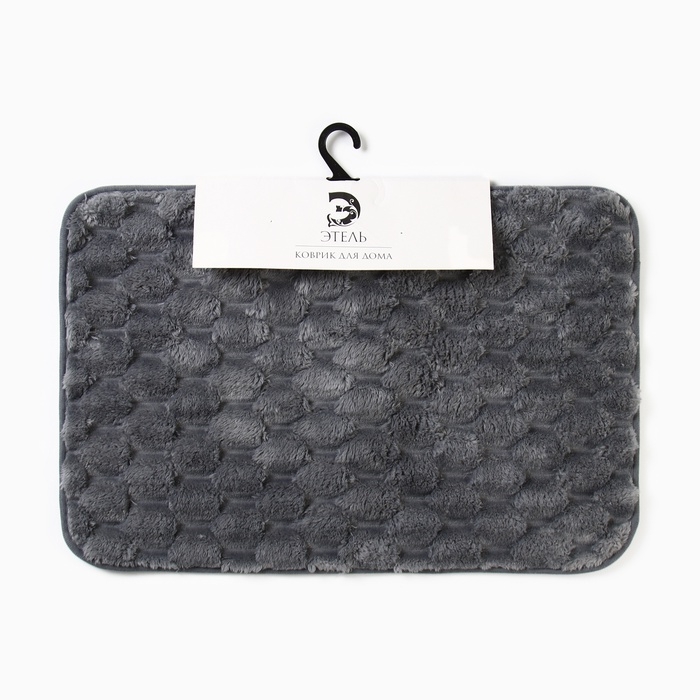 Коврик для ванной Этель Коврик для ванной Этель "Ромбы", цв. серый, 40х60 см