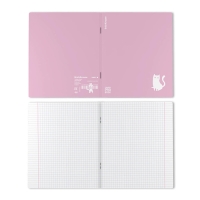 Тетрадь 48 листов в клетку ErichKrause "CoverProBook Brave cats", пластиковая обложка с тиснением, шелкография, блок офсет 100% белизны, микс Тетрадь 48 листов в клетку ErichKrause "CoverProBook Brave cats", пластиковая обложка с тиснением, шелкография, блок офсет 100% белизны, микс