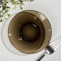 Блюдце стеклянное &laquo;С добрым утром&raquo;, d=13 см