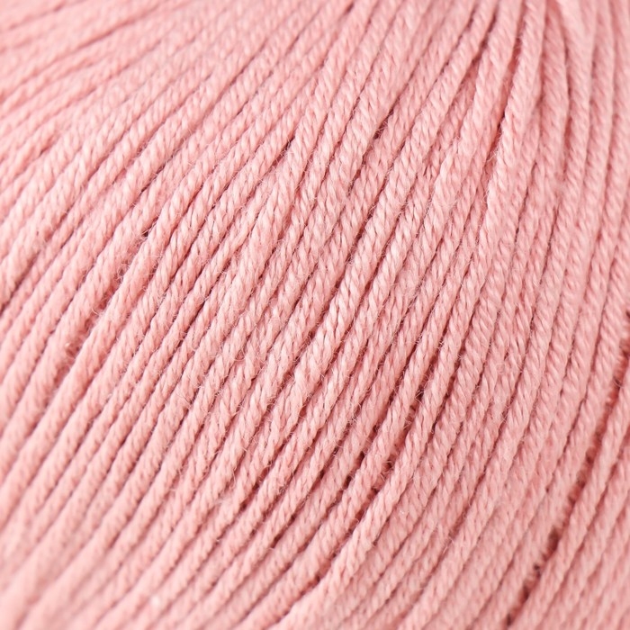 Пряжа "Baby cotton" 50% акрил 50% хлопок 165м/50гр (413 пудра)