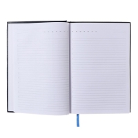 Ежедневник недатированный A5, 160 листов, Attomex. Orion, твёрдая обложка из бумвинила с поролоном, ляссе, блок 70 г/м2, синий Ежедневник недатированный A5, 160 листов, Attomex. Orion, твёрдая обложка из бумвинила с поролоном, ляссе, блок 70 г/м2, синий