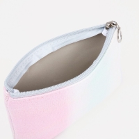 Набор косметичек 2 в 1 на молниях, цвет белый/голубой Набор косметичек 2 в 1 на молниях, цвет белый/голубой