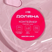 Контейнер из жаропрочного стекла круглый Cook and Freeze, 900 мл, 18×7 см, цвет МИКС Контейнер из жаропрочного стекла круглый Cook and Freeze, 900 мл, 18×7 см, цвет МИКС