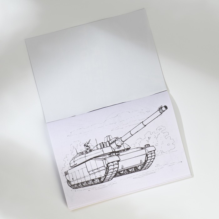 Подарочный набор блокнот-раскраска А6, трекер привычек и восковые мелки «23 февраля» Подарочный набор блокнот-раскраска А6, трекер привычек и восковые мелки «23 февраля»