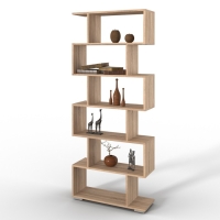 Стеллаж Нордик, 730х250х1750, Дуб сонома Стеллаж Нордик, 730х250х1750, Дуб сонома