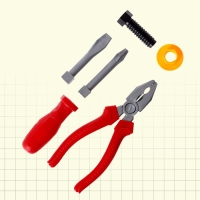 Набор инструментов &laquo;Слесарь&raquo;, 6 элементов, цвет МИКС