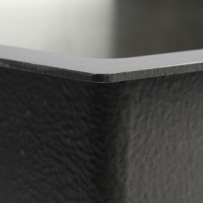 Мойка кухонная AFLORN AF96045, врезная, S=3,0 и 0,8 мм, 60х45х22 см, сифон, сатин