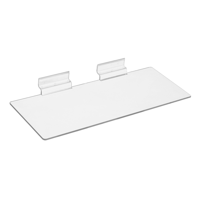 Полка для экономпанелей, для обуви, 25&times;10 см, пластик, цвет прозрачный