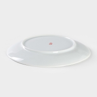 Тарелка фарфоровая &laquo;Рысь&raquo;, d=24 см, белая