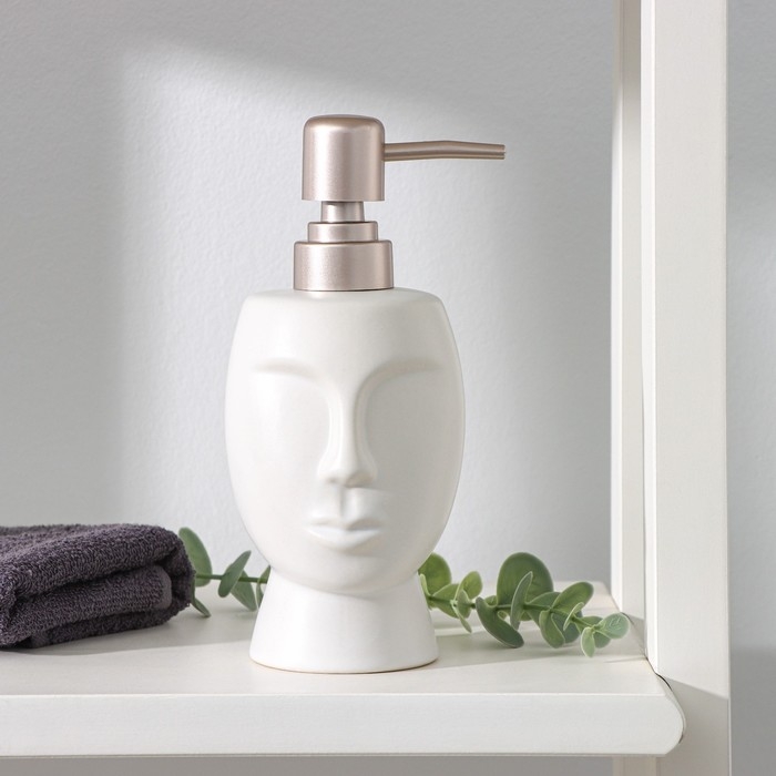 Дозатор для жидкого мыла SAVANNA &laquo;Вуду&raquo;, 240 мл, цвет белый