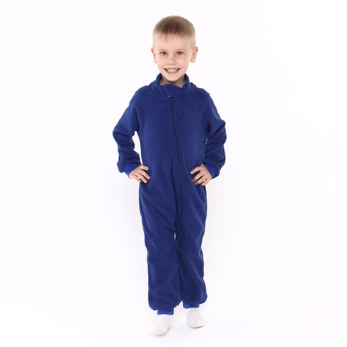 Комбинезон воротник-стойка, цвет синий, рост 86-92 см Комбинезон воротник-стойка, цвет синий, рост 86-92 см