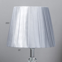 Настольная лампа 16884/1 Е27 40Вт хром 22х22х35 см RISALUX Настольная лампа 16884/1 Е27 40Вт хром 22х22х35 см RISALUX