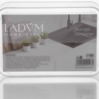 Контейнер для хранения LaDо́m, 30,5&times;20&times;12 см, цвет прозрачный