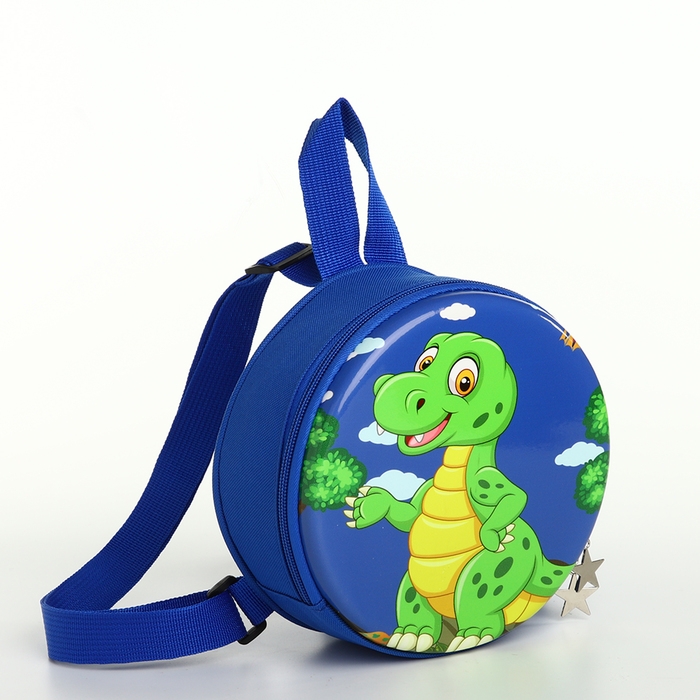 Рюкзак детский на молнии «Выбражулька», цвет синий Рюкзак детский на молнии «Выбражулька», цвет синий