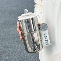 Термокружка, 450 мл, Coffee "Мастер К", сохраняет тепло до 6 ч, термометр Термокружка, 450 мл, Coffee "Мастер К", сохраняет тепло до 6 ч, термометр