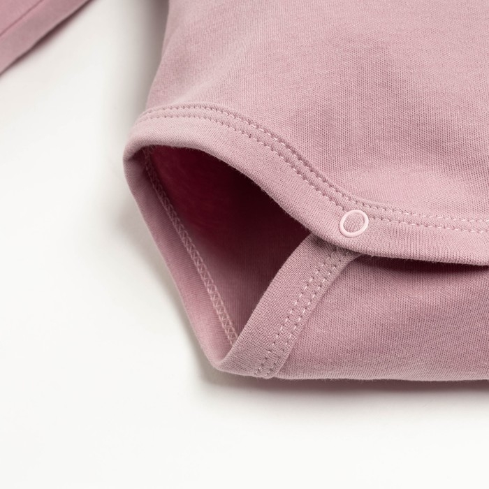 Боди (водолазка) Крошка Я, BASIC LINE, рост 74-80 см, цвет розовый