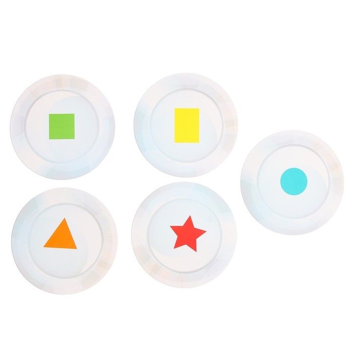 Набор с губками &laquo;Изучаем цвета и формы&raquo;, пиши стирай