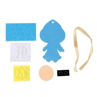 Ёлочная подвеска из фетра своими руками своими руками на новый год «Снегурочка», новогодний набор для творчества Ёлочная подвеска из фетра своими руками своими руками на новый год «Снегурочка», новогодний набор для творчества