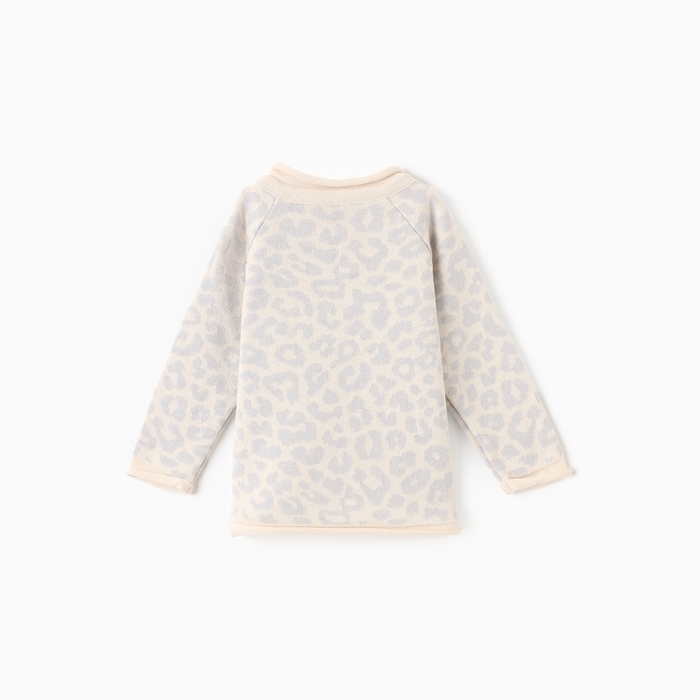 Джемпер вязаный Крошка Я Leo Baby рост 80-86 см, серый