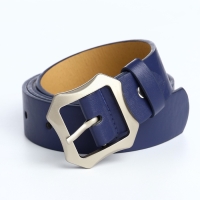 Ремень женский, ширина 2,5 см, винт, пряжка металл, цвет синий Ремень женский, ширина 2,5 см, винт, пряжка металл, цвет синий