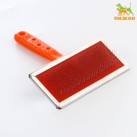 Пуходерка "Лапки" большая без капель, 12 х 13 см, оранжевая Пуходерка "Лапки" большая без капель, 12 х 13 см, оранжевая