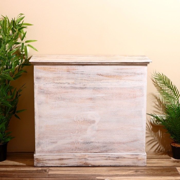 Комод-бар 90х40х85 см, дерево албезия, белый Комод-бар 90х40х85 см, дерево албезия, белый