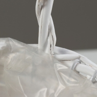 Корзина плетеная, 24 х 17/24 см, белая, ива