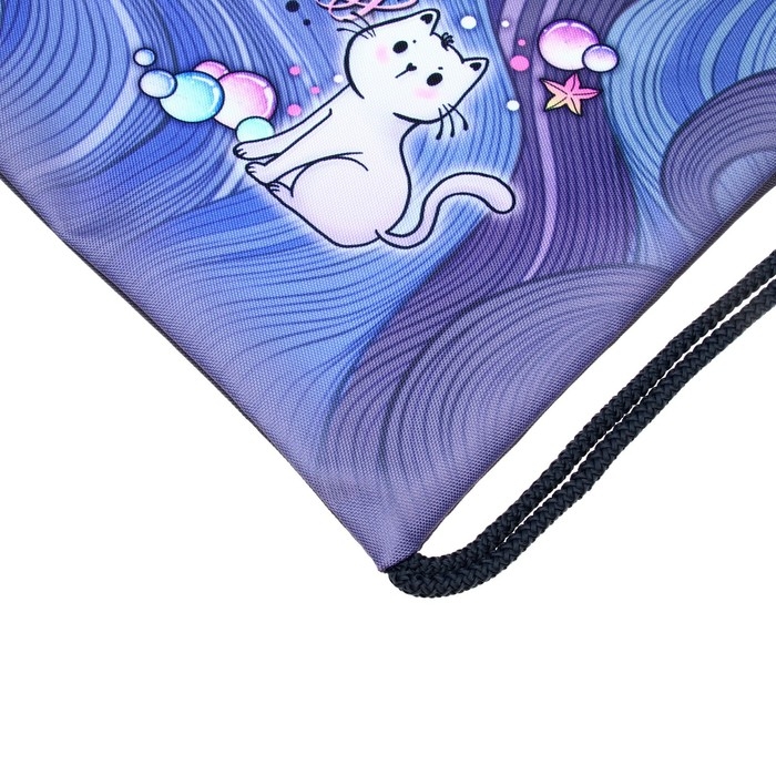 Мешок для обуви 430 х 340 мм, Stavia (плотность 600D с водоотталкивающей ПУ-пропиткой) Мешок для обуви 430 х 340 мм, Stavia (плотность 600D с водоотталкивающей ПУ-пропиткой) "Котик"