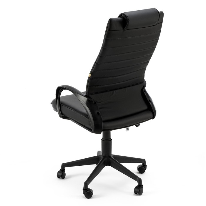 Кресло руководителя &laquo;КВЕСТ ультра&raquo;, экокожа черное