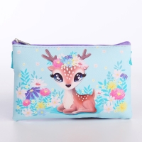 Сумка детская для девочки "Добрый олененок", эко-кожа, голубой, 16х11 см Сумка детская для девочки "Добрый олененок", эко-кожа, голубой, 16х11 см