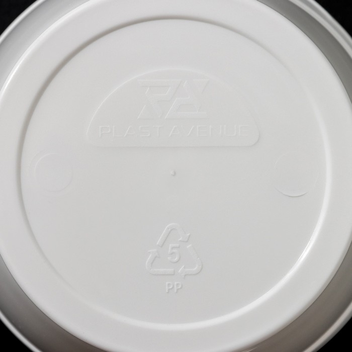 Кашпо для цветов со вставкой «Грация», 1,2 л, цвет белый Кашпо для цветов со вставкой «Грация», 1,2 л, цвет белый