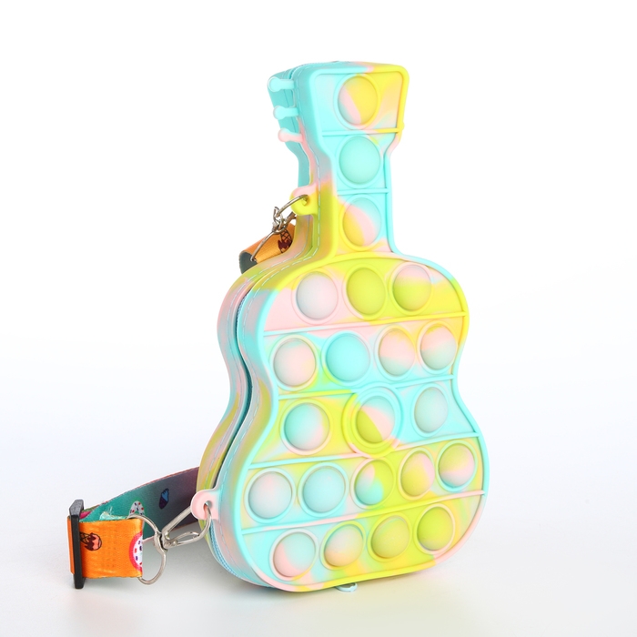 Сумка детская для девочки на молнии &laquo;Выбражулька&raquo;, pop it, цвет разноцветный