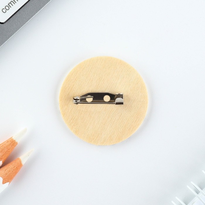 Подарочный набор &laquo;Для настоящего героя&raquo; значок + брелок, 6,8 х 10,5 см