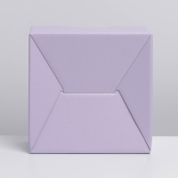 Коробка подарочная складная, упаковка, &laquo;Лавандовая&raquo;, 15 х 15 х 7 см