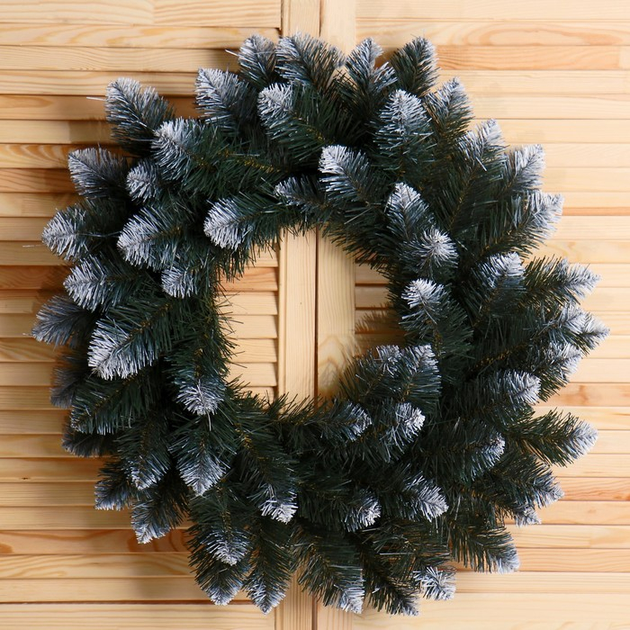 Венок "Интерьерный" белоснежный  45 см