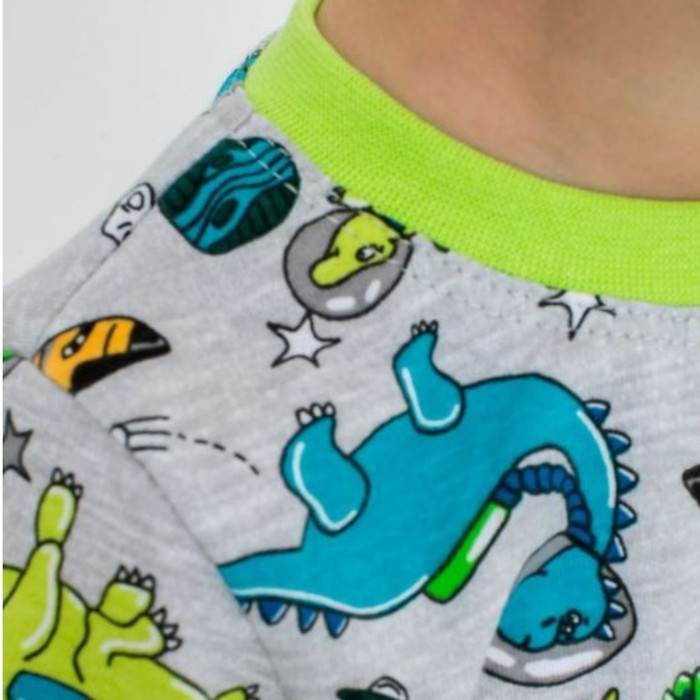 Пижама для мальчика &laquo;Эльф&raquo;, цвет серый, рост 104 см