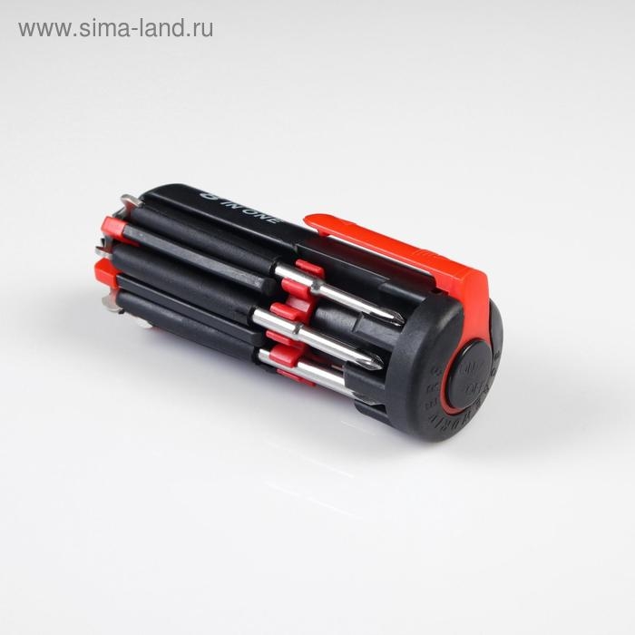 Фонарь многофункциональный, мультитул 8 в 1 Фонарь многофункциональный, мультитул 8 в 1 "Мастер на все руки", 12 х 4 см, 3 ААА