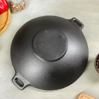 Сковорода-Wok чугунная Доляна &laquo;Восток&raquo;, d=30 см