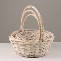 Набор корзин &laquo;Коса&raquo;, 3 шт, 35&times;14/36 см, 30&times;12/31 см, 25&times;10/26 см, ива