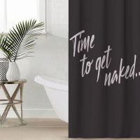 Штора для ванной &laquo;Time to get naked&raquo;, 145&times;180 см