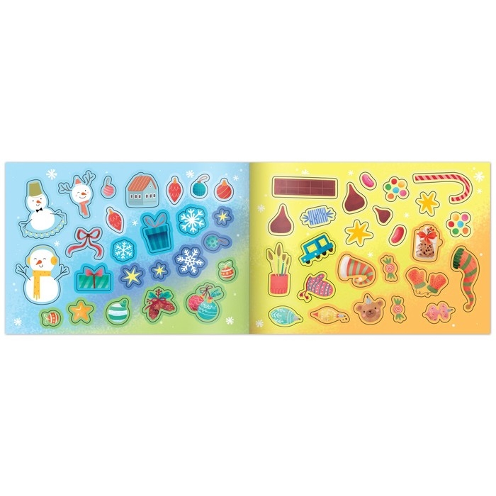 Альбом &laquo;100 наклеек&raquo;, новогодние