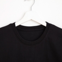 Футболка мужская однотонная, цвет чёрный, размер 48 Футболка мужская однотонная, цвет чёрный, размер 48