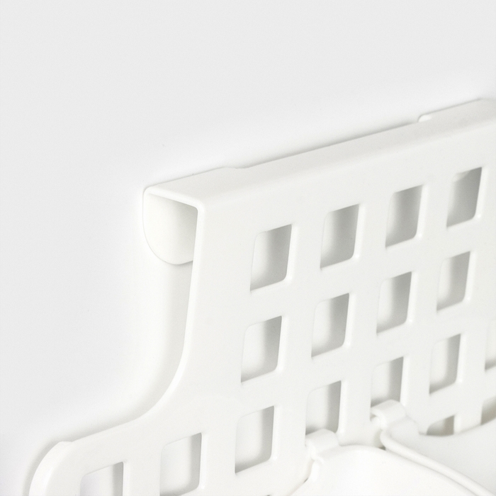 Корзина для хранения подвесная с контейнерами, 29×9,5×38 см, цвет белый Корзина для хранения подвесная с контейнерами, 29×9,5×38 см, цвет белый