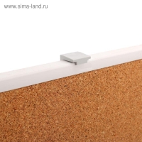 Доска пробковая 90х120 см, Calligrata, в ПВХ рамке белого цвета Доска пробковая 90х120 см, Calligrata, в ПВХ рамке белого цвета