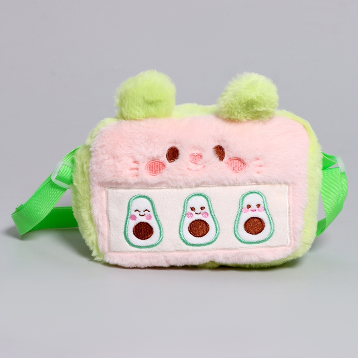 Сумка детская &laquo;Зайка&raquo;, 18 см, цвет зеленый