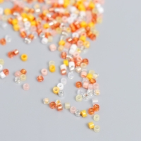 Бисер стекло 12/0 "Перламутр. Оранжевое ассорти" 10 гр Бисер стекло 12/0 "Перламутр. Оранжевое ассорти" 10 гр