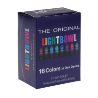 Светильник для туалета с датчиком движ., RGB, 3 Вт, IP68, от бат. 3*AAA, белый Светильник для туалета с датчиком движ., RGB, 3 Вт, IP68, от бат. 3*AAA, белый