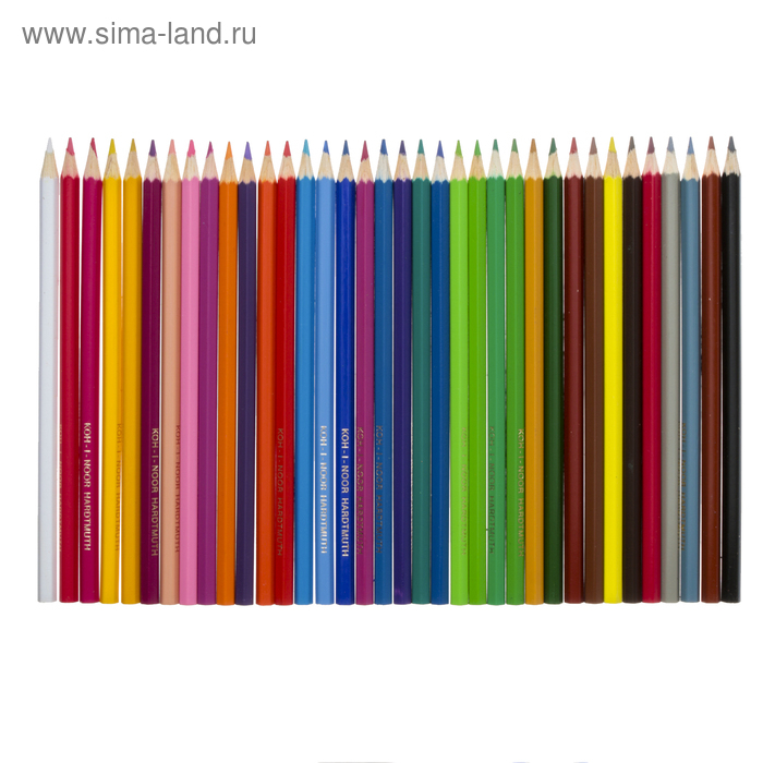 Карандаши Koh-I-Noor 3595 &laquo;Динозавр&raquo;, 36 цветов, картонная упаковка