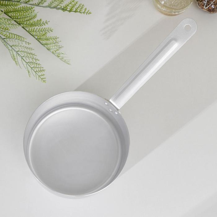 Кастрюля, 1,8 л, металлическая крышка, металлическая ручка, цвет серый