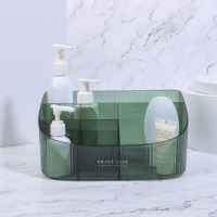 Органайзер для хранения косметических принадлежностей «GREEN», 6 секций, 23 × 15,5 × 11 см, цвет полупрозрачный/зелёный Органайзер для хранения косметических принадлежностей «GREEN», 6 секций, 23 × 15,5 × 11 см, цвет полупрозрачный/зелёный